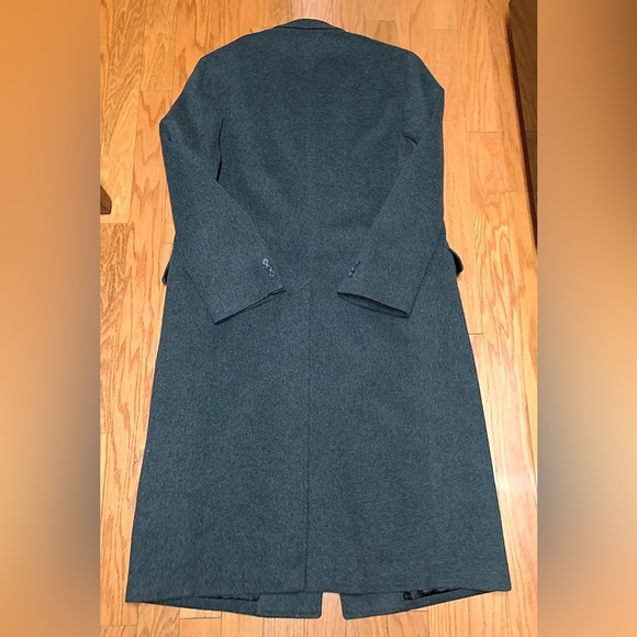 Men’s 46 XL Full Length Jacobson’s Custom USA Made ALPACUNA Trench Overcoat - Picture 4 of 16